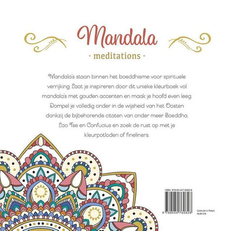 Mandala meditations - Kleuren voor volwassenen
