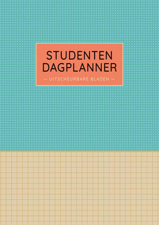 dagplanner Studenten 15 x 21 cm papier mintgroen