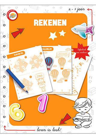 educatief boek rekenen junior oranje