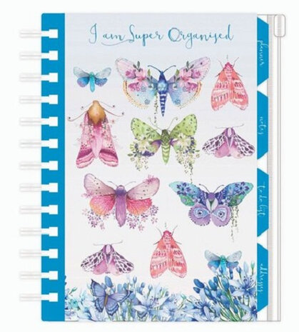organiser 17,5 x 16 cm karton/papier gelinieerd