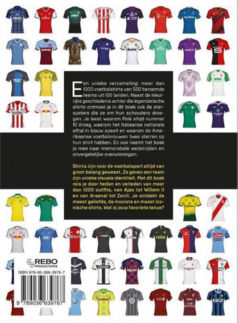 1000 Voetbalshirts - De kleuren van de sport