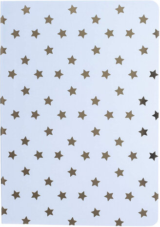 notitieboek Star 20 x 15 cm lichtblauw