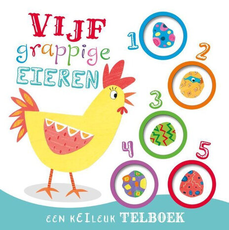 prentenboek Vijf grappige eieren