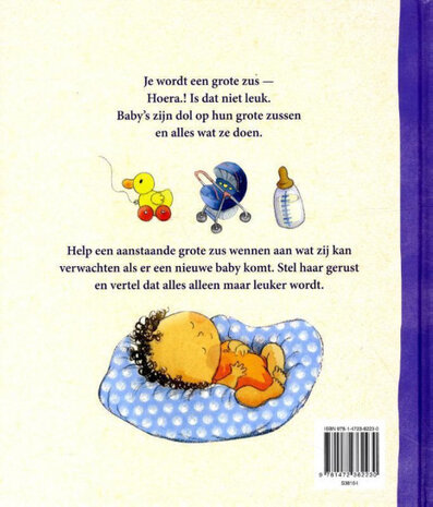 kinderboek Ik ben je grote zus 29,5 x 25,5 cm