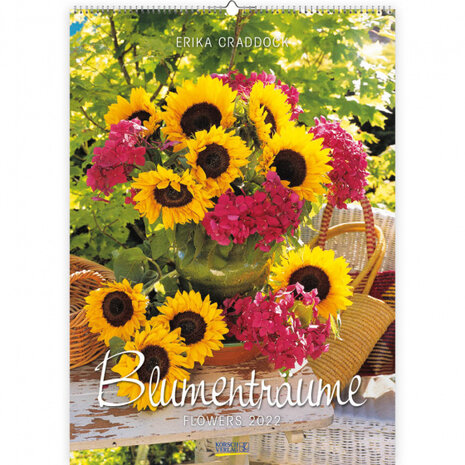 wandkalender Droombloemen 2022 papier 42 x 30 cm