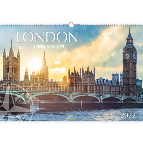 wandkalender London 2022 papier 39 x 58 cm