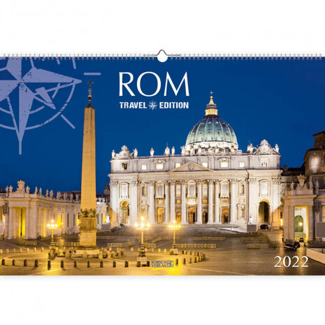 wandkalender Rome 2022 papier 39 x 58 cm