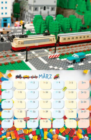 wandkalender 2022 Lego 24,5 x 32 cm papier