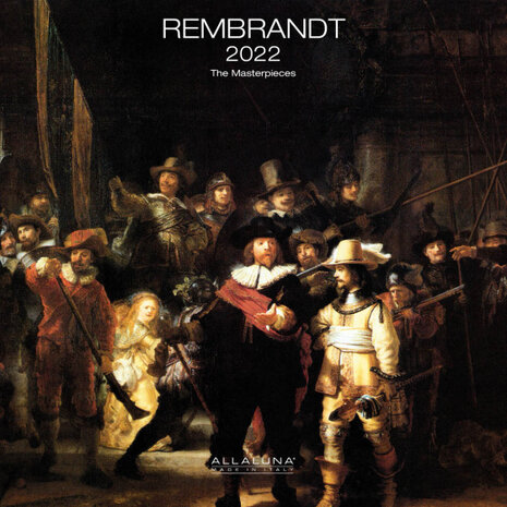 wandkalender 2022 Rembrandt 30 x 30 cm papier