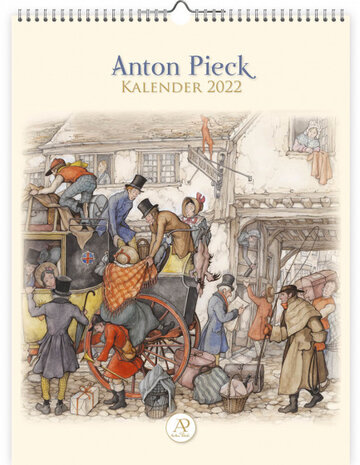 kalender 2022 Anton Pieck Hart 33,5 x 44 cm papier