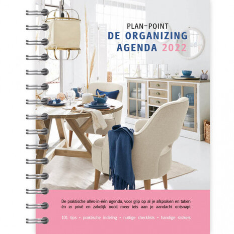 agenda 2022 Plan-Point Organizing 19,5 x 16 cm papier