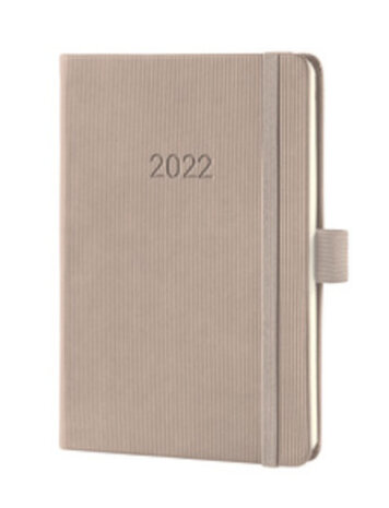 weekagenda 2022 Conceptum A6 hardcover taupe 176 pagina&#039;s