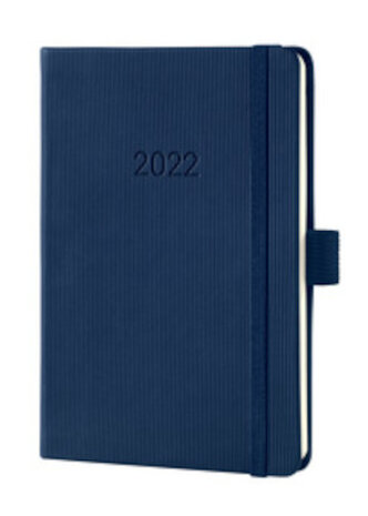 weekagenda 2022 Conceptum A6 hardcover blauw 176 pagina&#039;s