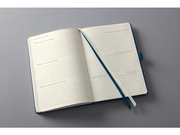 weekagenda 2022 Conceptum A6 hardcover blauw 176 pagina&#039;s
