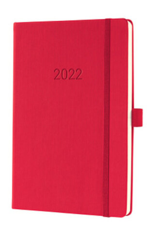 weekagenda 2022 Conceptum A5 hardcover rood 192 pagina&#039;s