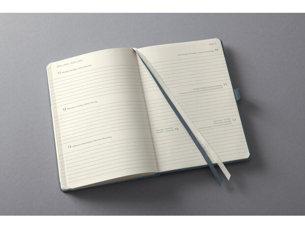 weekagenda 2022 Conceptum A6 hardcover grijs 176 pagina&#039;s