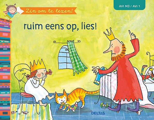 Zin om te lezen! - Ruim eens op, Lies! (AVI M3/AVI 1)
