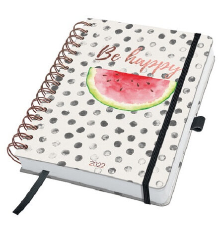 weekagenda 2022 Jolie A5 hardcover wit 106 pagina&#039;s