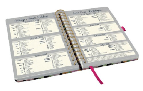 weekagenda 2022 Jolie A5 hardcover wit 106 pagina&#039;s