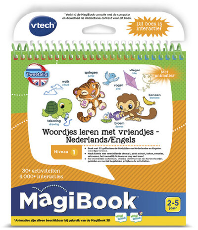 MagiBook - Woordjes leren met vriendjes NL-en