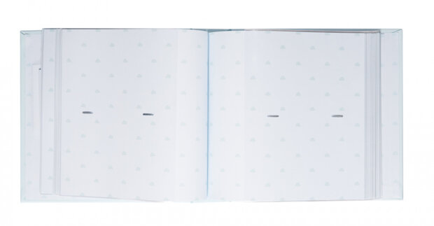 fotoalbum Baby Polka hardcover 10 x 15 cm blauw