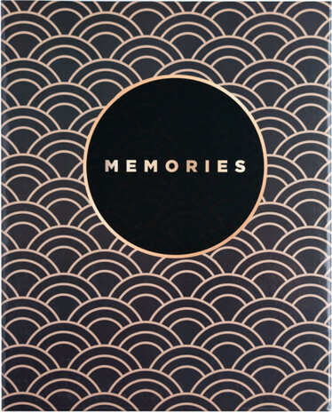 fotoalbum Memories hardcover 22,5 x 28,3 cm zwart