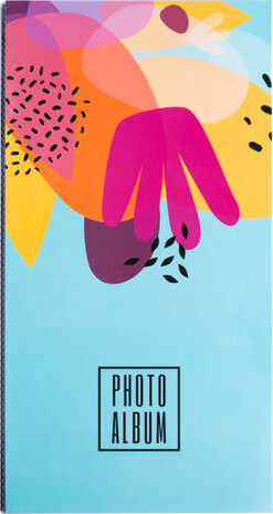 fotoalbum Abstract Summer paperback 10 x 15 cm blauw