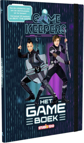 gameboek Gamekeepers junior zwart/paars/groen