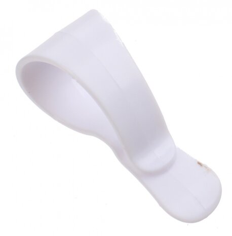 brilclip kunststof 6 cm 2 stuks wit
