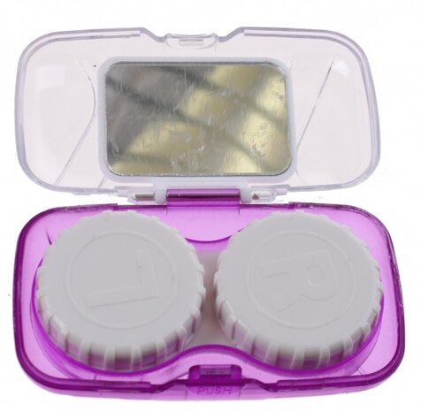 contactlenzendoosje reisset paars