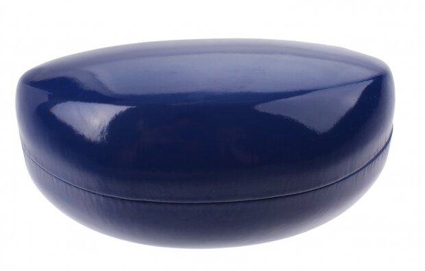 brillenkoker 16 x 7 cm dames donkerblauw