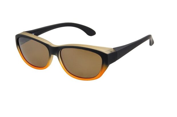 overzetzonnebril dames oranje met bruine lens Vz0027lw