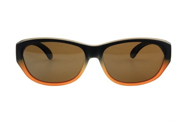 overzetzonnebril dames oranje met bruine lens Vz0027lw