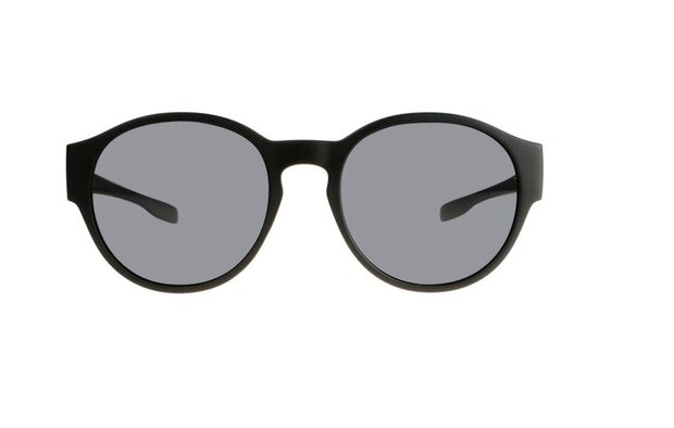 overzetzonnebril zwart unisex met grijze lens VZ0039A