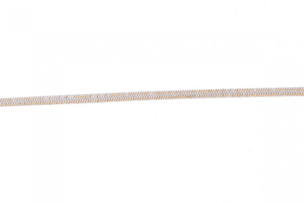 brilkoord 75 cm goud/wit (CWI1701)
