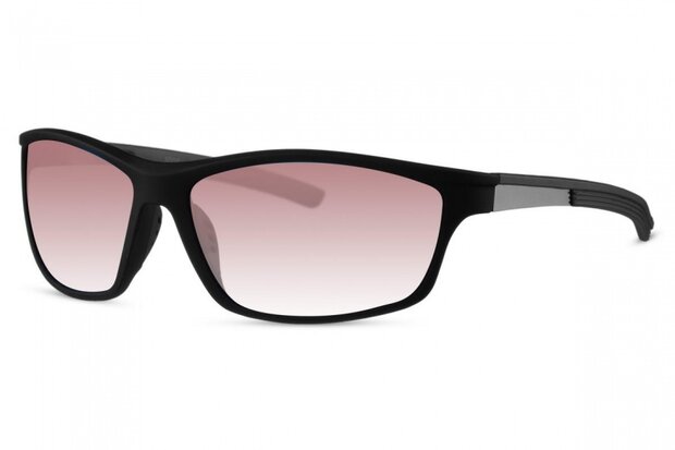 sportzonnebril unisex cat.2 zwart/bruin (CWI5004)
