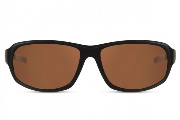 sportzonnebril unisex cat.3 zwart/bruin (CWI5008)