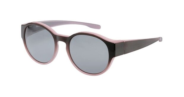 Overzetzonnebril VZ-0039E3 bruin/roze