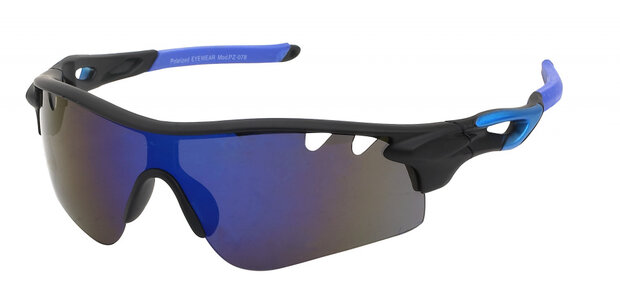 sportzonnebril gepolariseerd cat 3 blauw (PZ20-113)