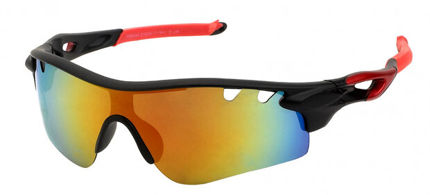 sportzonnebril gepolariseerd cat 3 rood (PZ20-113)