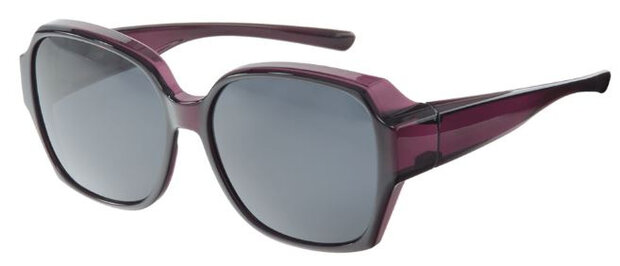 overzetzonnebril dames VZ-0050C paars/zwart