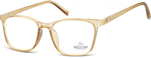 leesbril HMR56 goud/transparant sterkte +3.00
