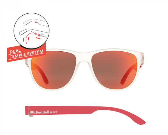 sportzonnebril Wing3 wit/rood (004PN)
