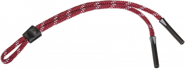 brillenkoord 5,5 mm opening 55 cm viscose rood