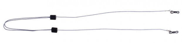 brillenkoord Clfx 65 cm polyester grijs/zwart