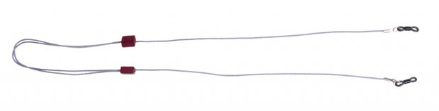 brillenkoord Clfx 65 cm polyester grijs/paars