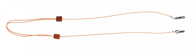 brillenkoord Clfx 65 cm polyester oranje/bruin