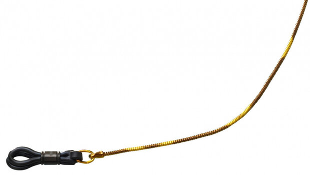 brillenkoord Serpent 65 cm staal brons/goud
