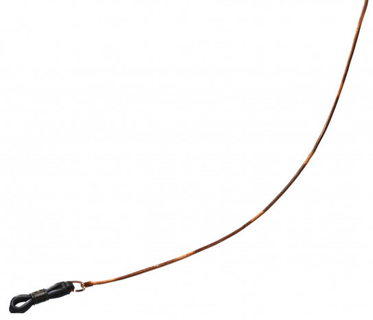 brillenkoord Serpent 65 cm staal koper/brons