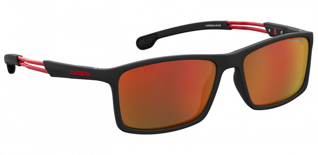 sportzonnebril 4016/S heren cat.3 zwart/rood